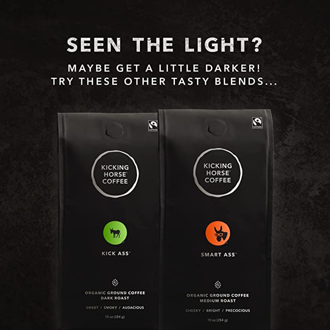 Kicking Horse Ground Coffee Hola Light Roast 284g/10 oz. (2pk) {Imported from Canada}